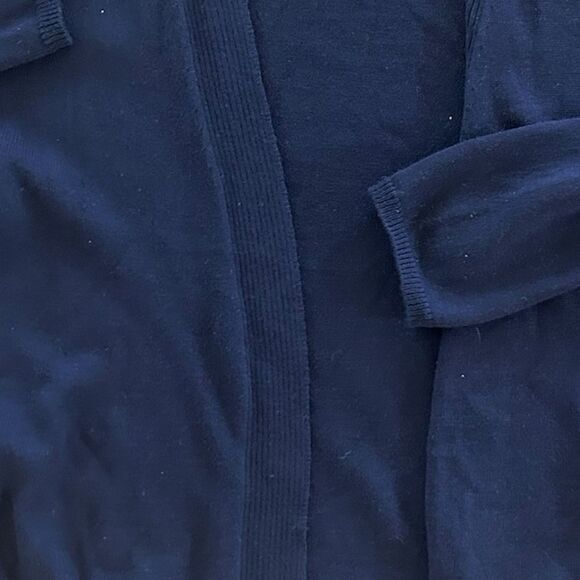 Splendid Lyr By Loopknit Cashmere-Blend Cardigan Navy, Size Small, NWOT - Picture 4 of 5